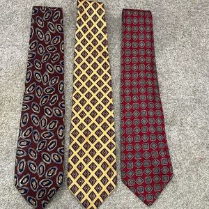 Three Men’s Ties all from Mark Shale. Almost new condition